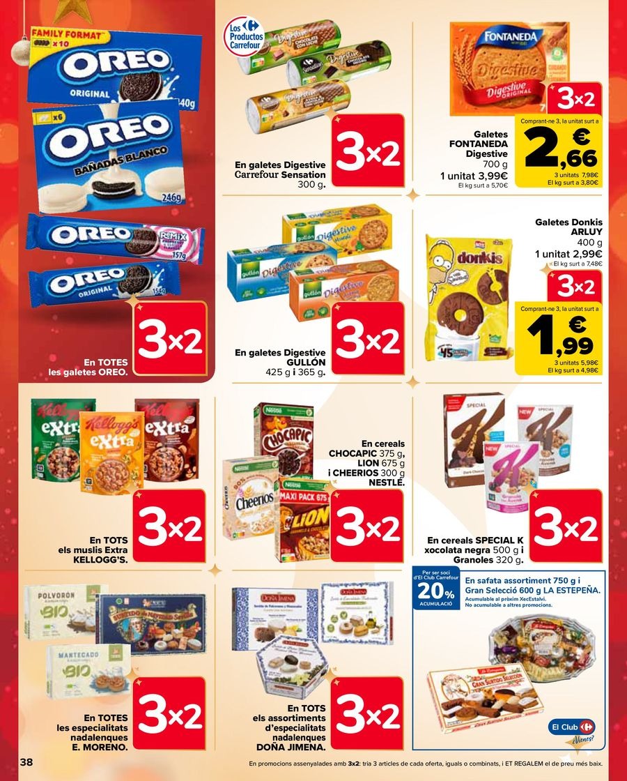 Ofertas de Carrefour España de 17 a 31 diciembre 2024 Ofertas 3x2