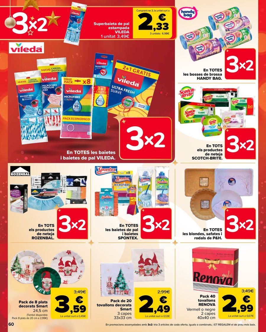 Ofertas de Carrefour España de 17 a 31 diciembre 2024 Ofertas 3x2