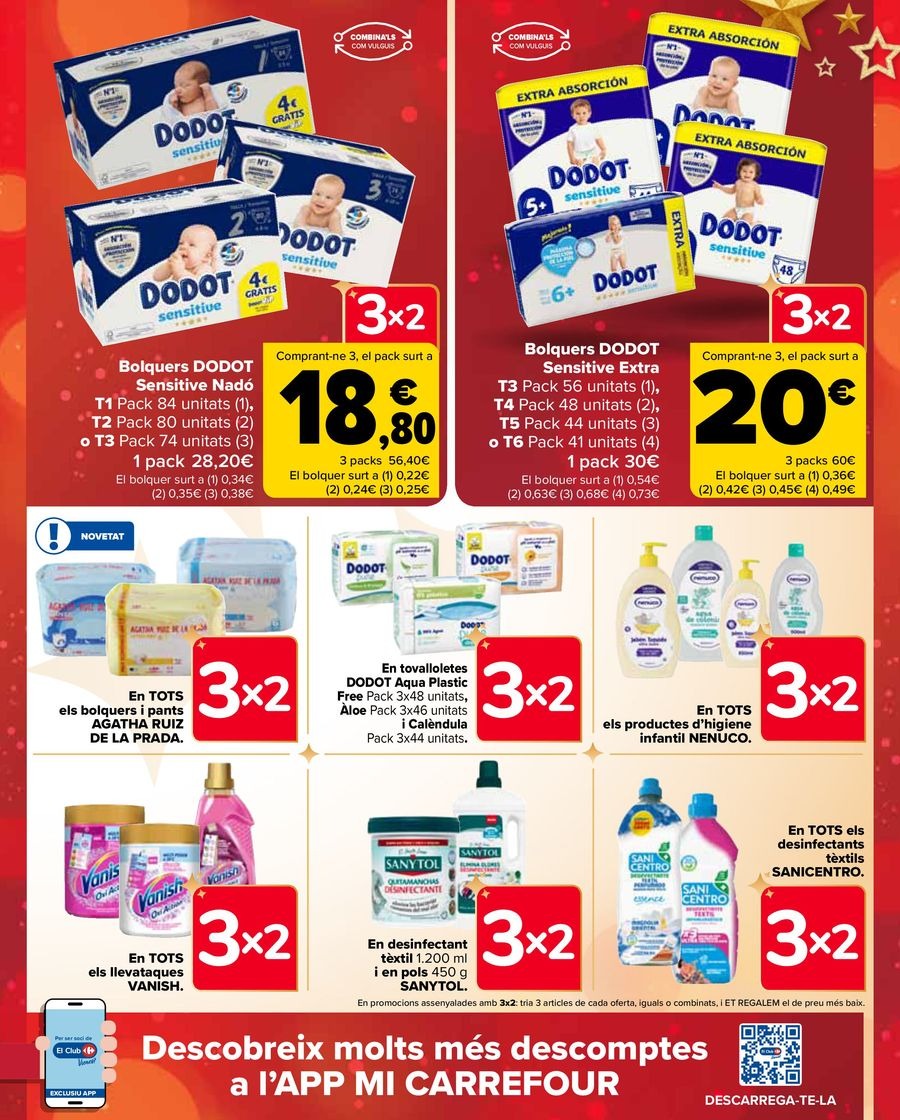 Ofertas de Carrefour España de 17 a 31 diciembre 2024 Ofertas 3x2
