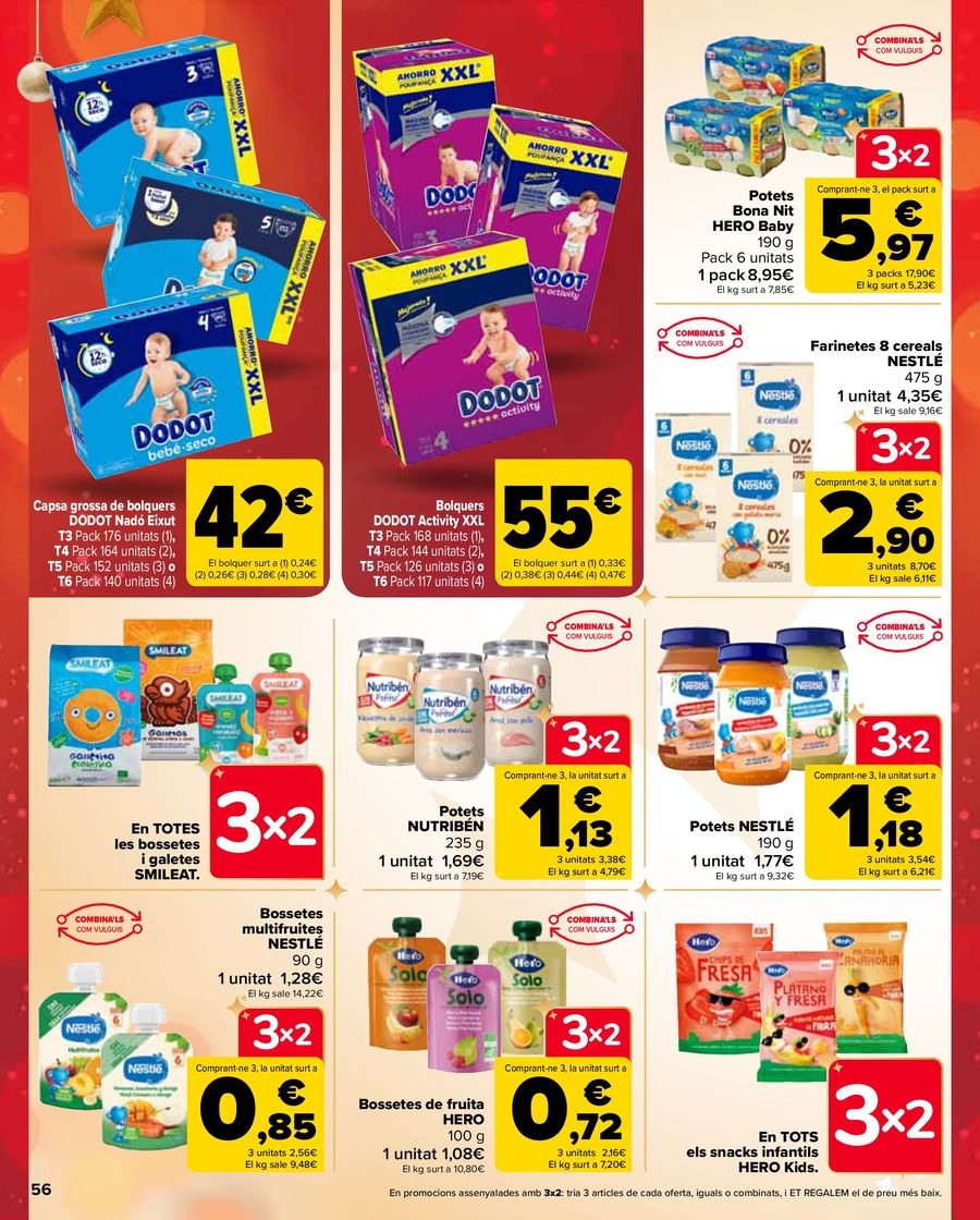 Ofertas de Carrefour España de 17 a 31 diciembre 2024 Ofertas 3x2