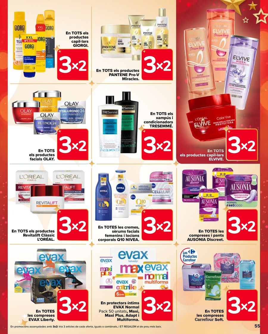 Ofertas de Carrefour España de 17 a 31 diciembre 2024 Ofertas 3x2