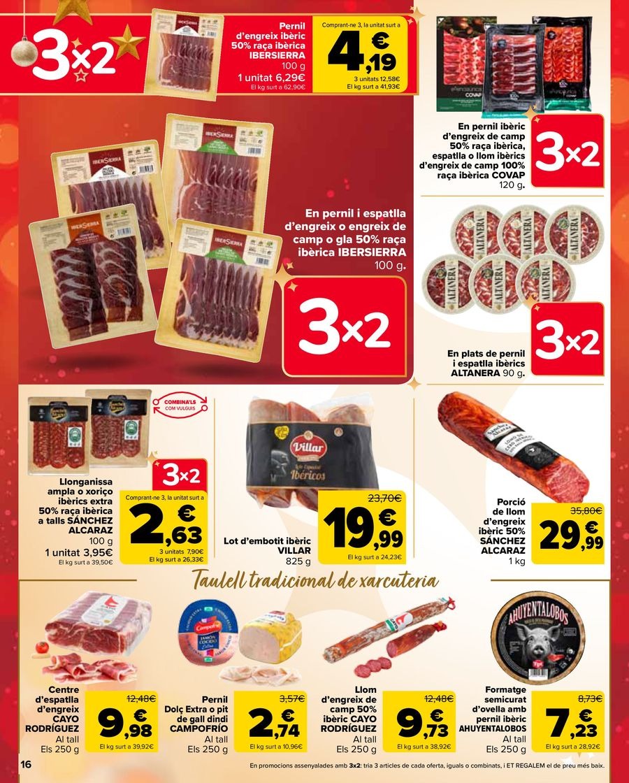 Ofertas de Carrefour España de 17 a 31 diciembre 2024 Ofertas 3x2