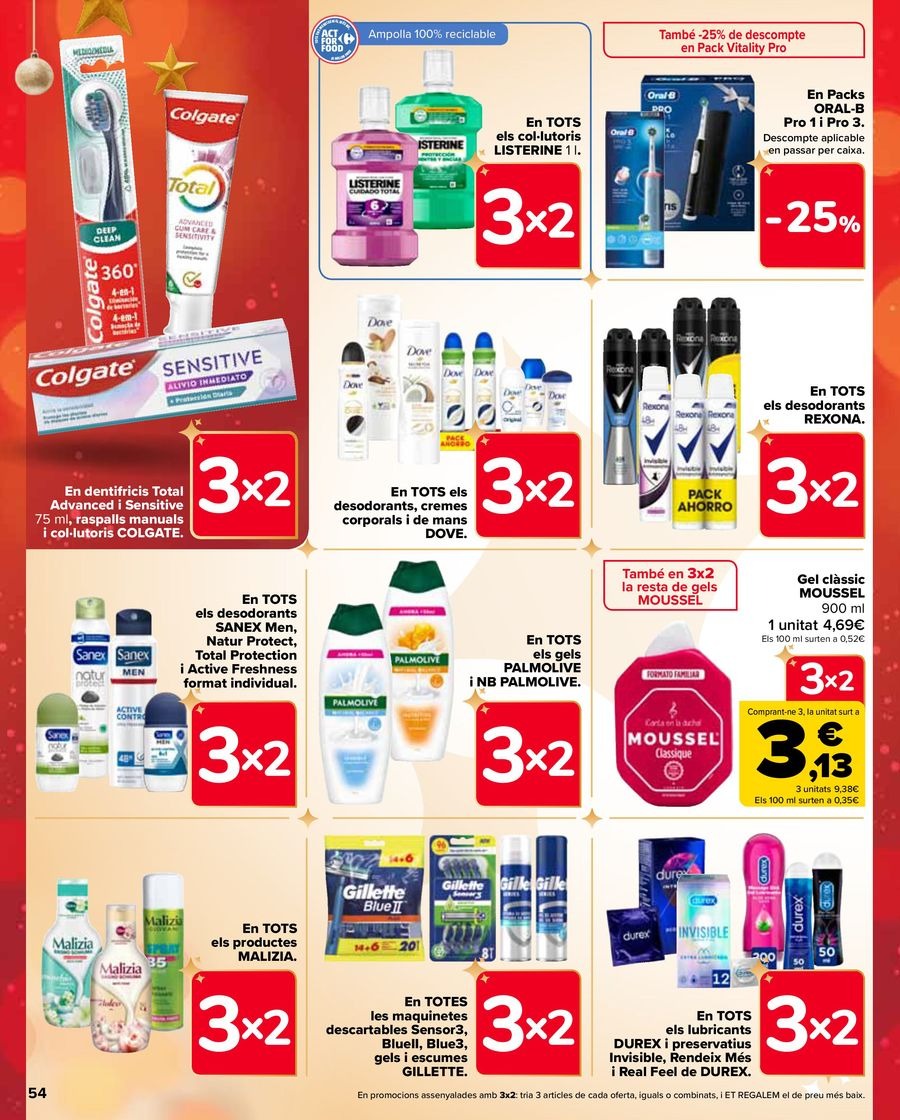 Ofertas de Carrefour España de 17 a 31 diciembre 2024 Ofertas 3x2