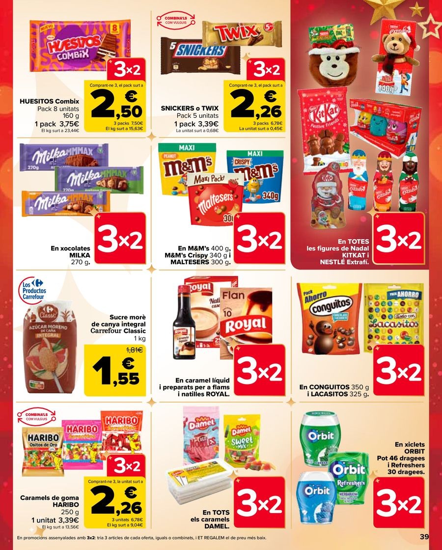 Ofertas de Carrefour España de 17 a 31 diciembre 2024 Ofertas 3x2