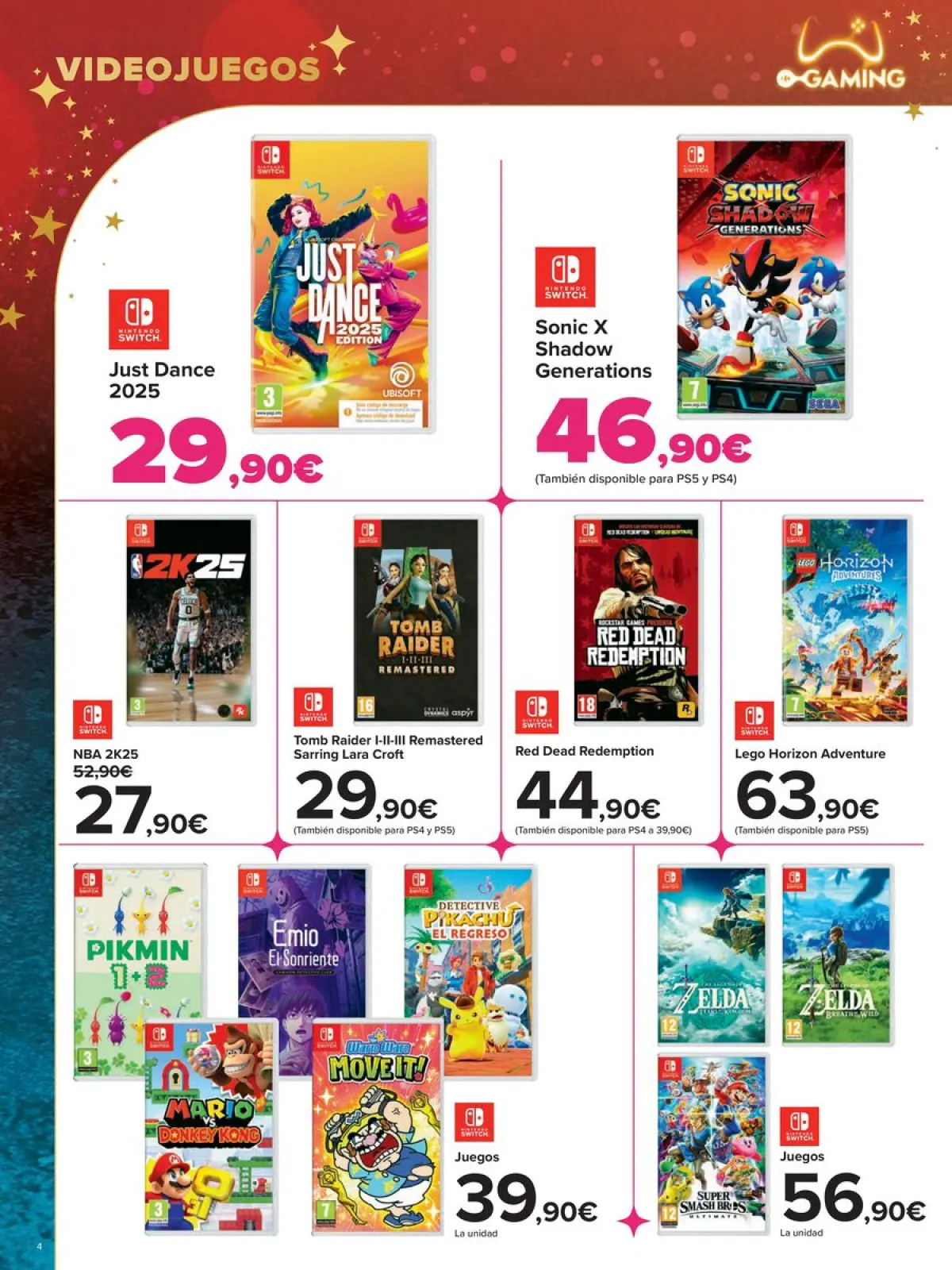 Página 4 en Ofertas de juegos en Carrefour España