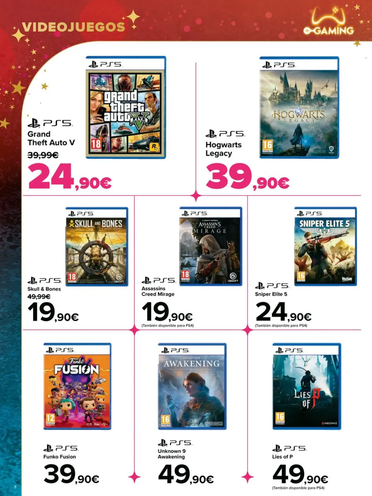 Página 8 en Ofertas de juegos en Carrefour España