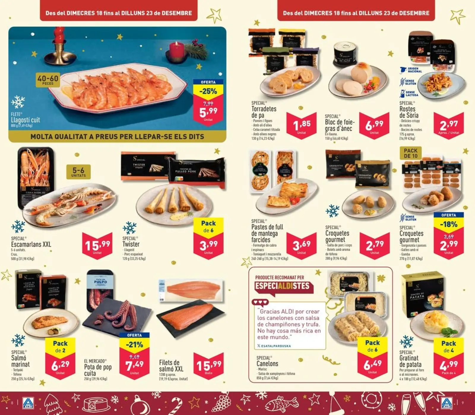 صفحة 5 ضمن العروض الإسبوعية في ألدي إسبانيا