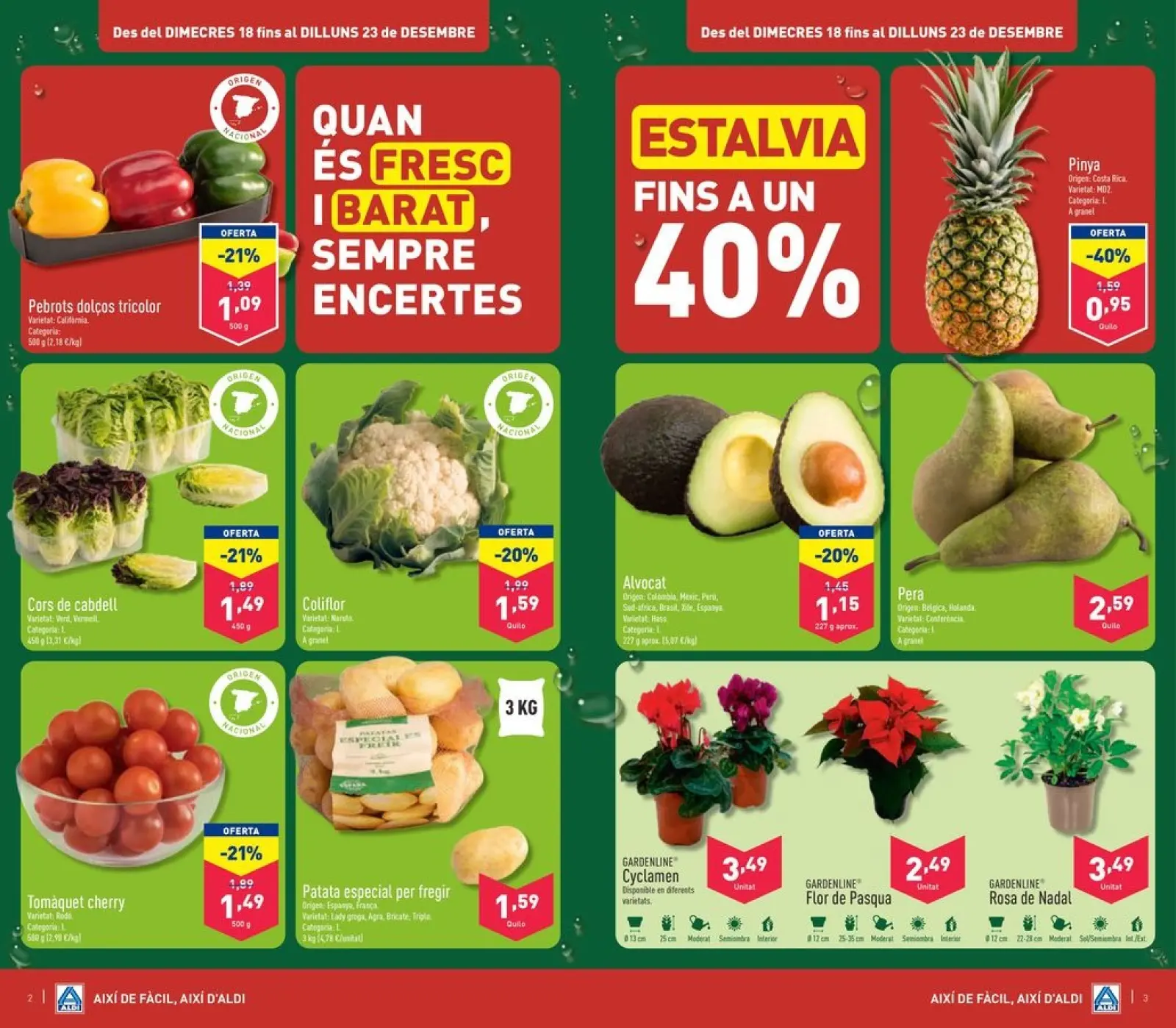 صفحة 2 ضمن العروض الإسبوعية في ألدي إسبانيا
