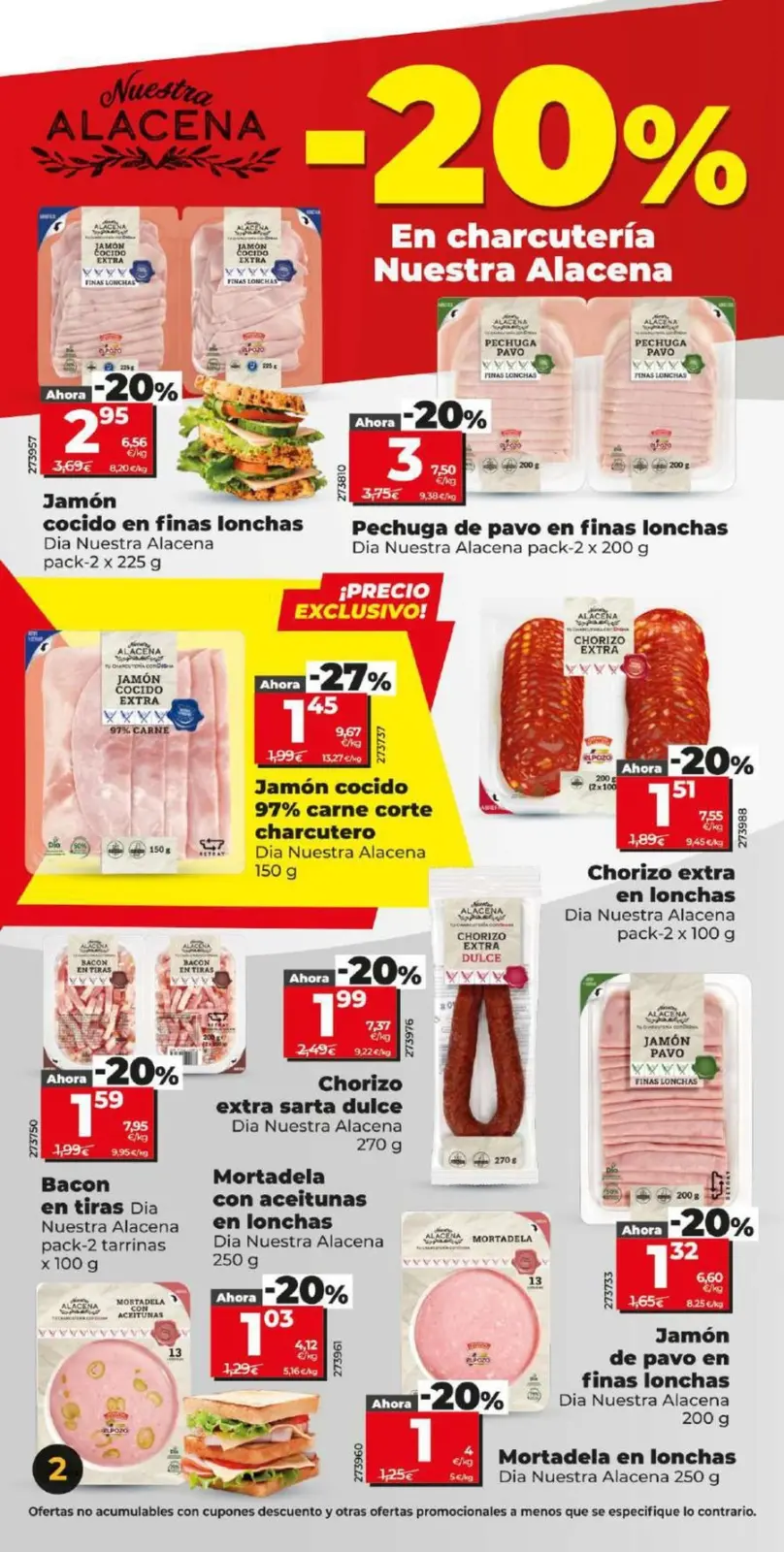 Page 2 dans Offres énormes chez Dia Espagne