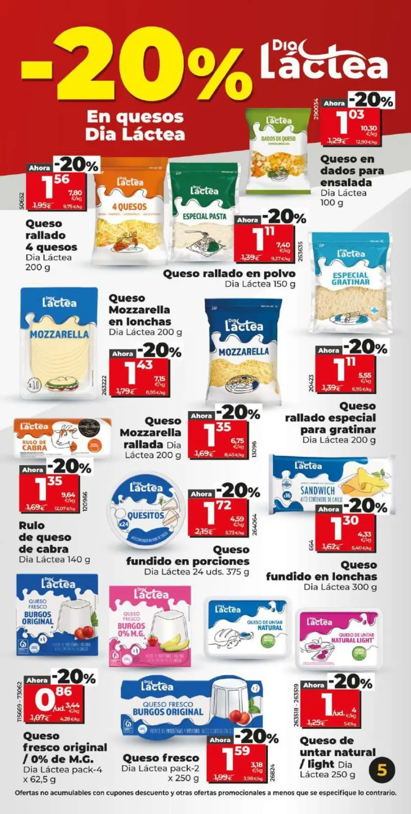 Page 5 dans Offres énormes chez Dia Espagne
