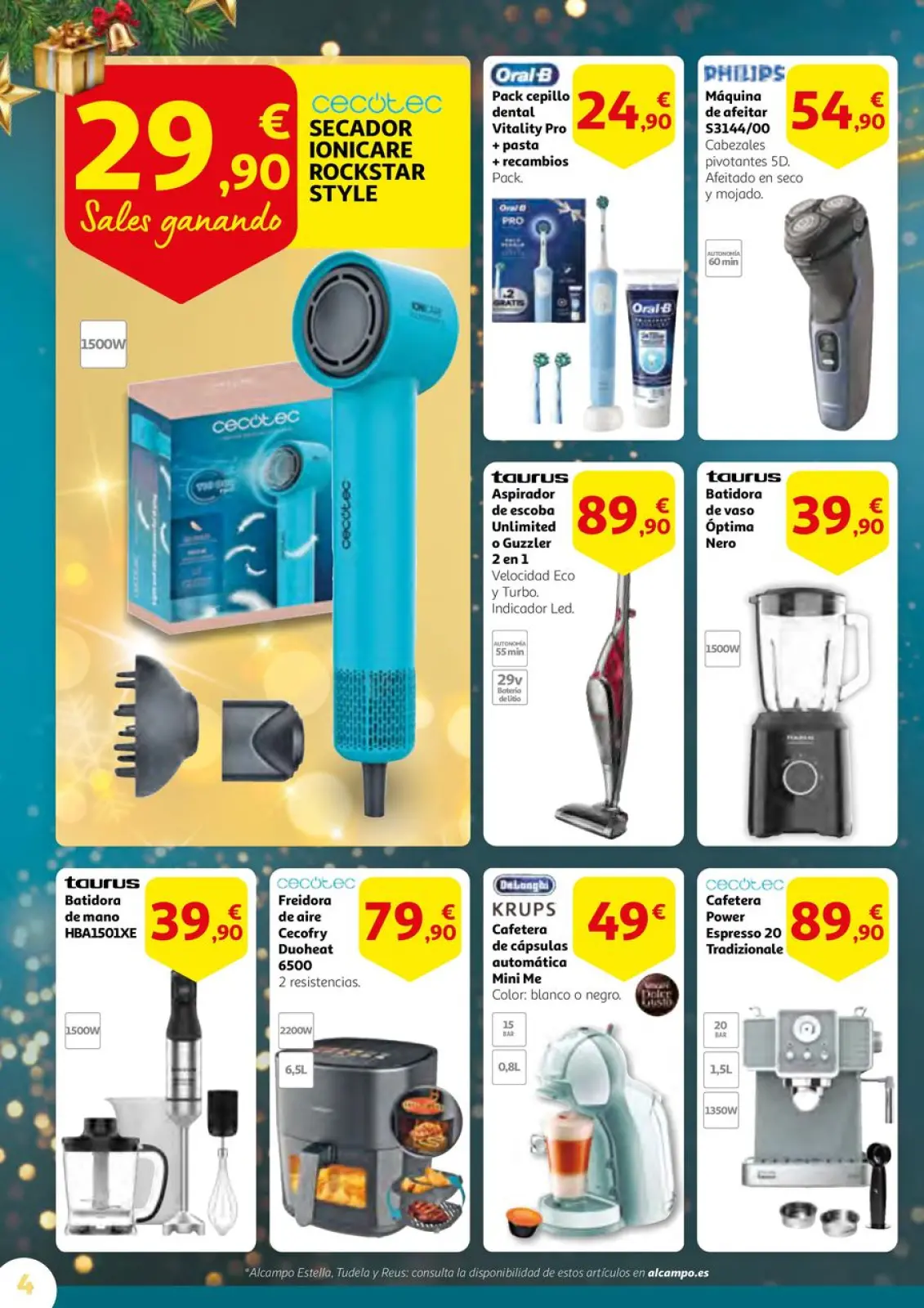 Página 4 en ofertas de navidad en Alcampo España