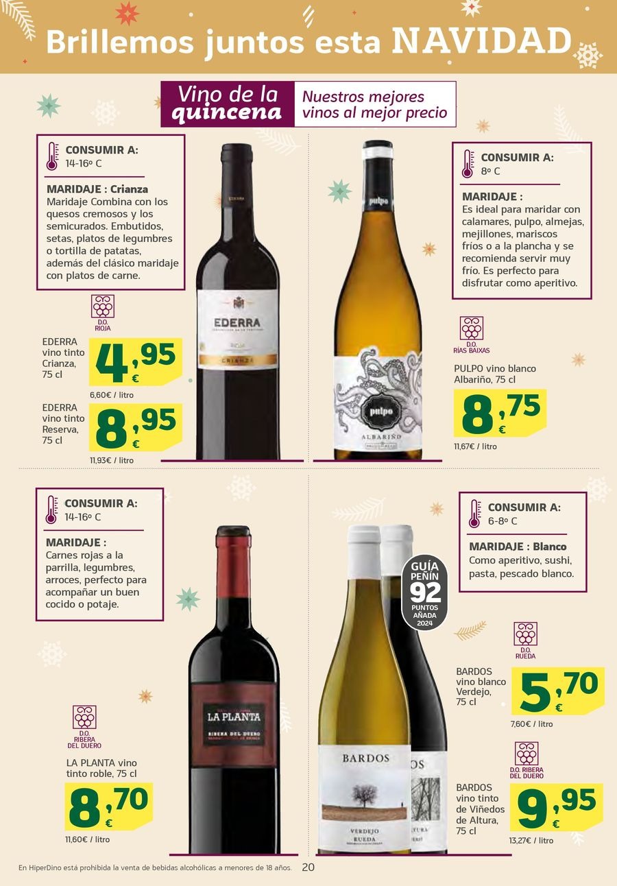 Ofertas de HiperDino España de 19 a 25 diciembre 2024 Nuevas ofertas