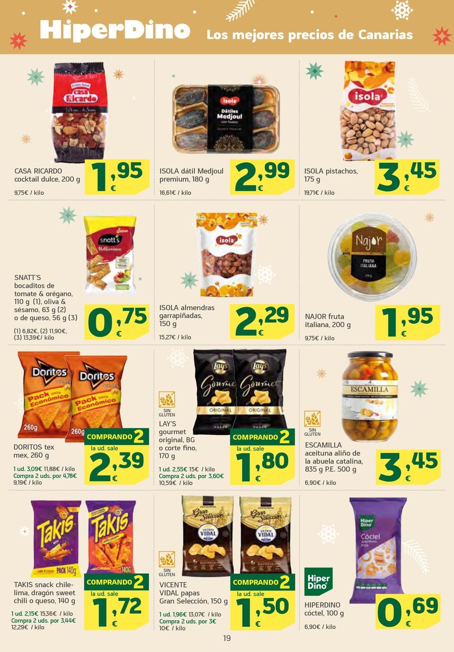Ofertas de HiperDino España de 19 a 25 diciembre 2024 Nuevas ofertas
