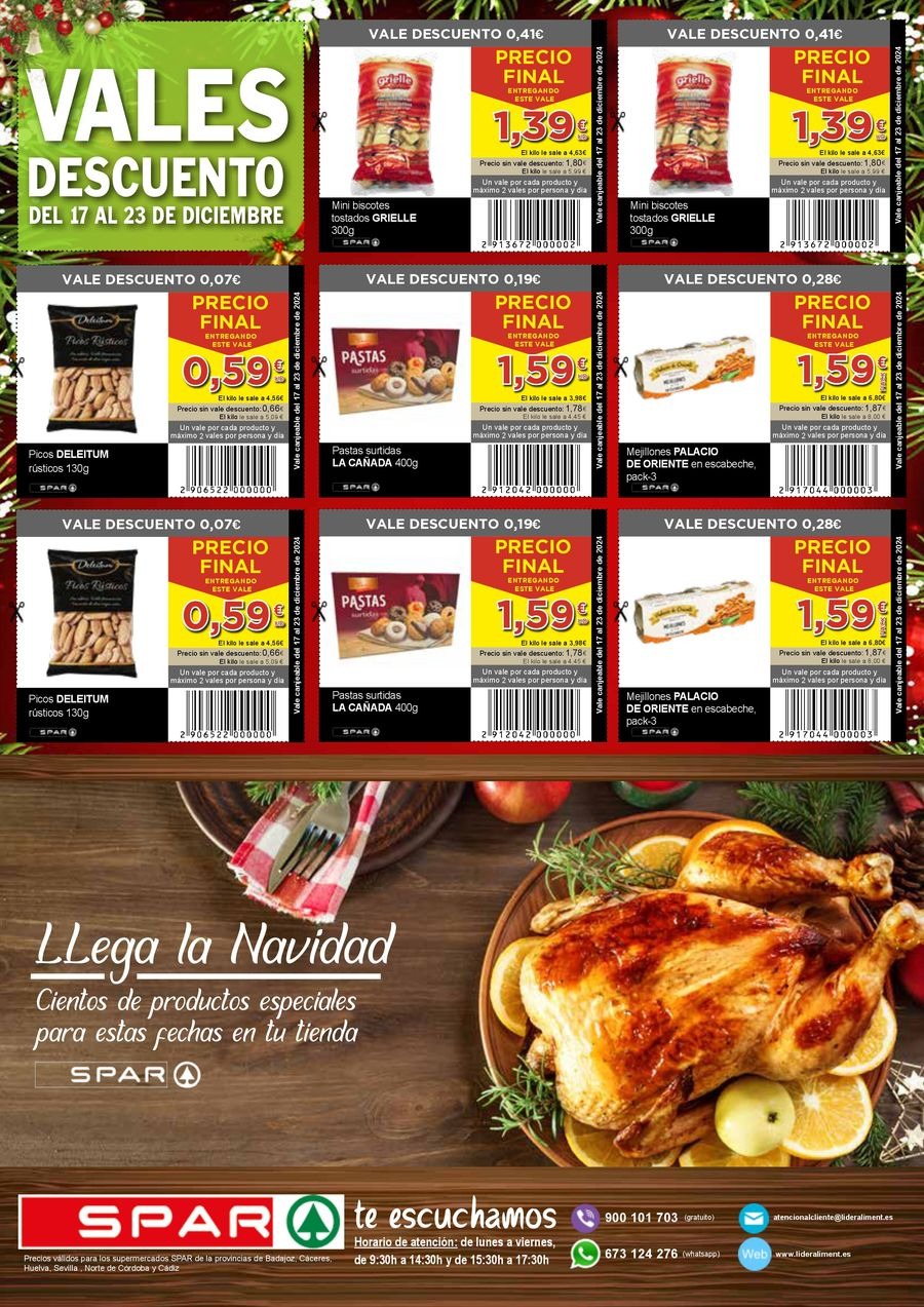 SPAR Spain Offers from 17 December to 1 January 2025 New Deals