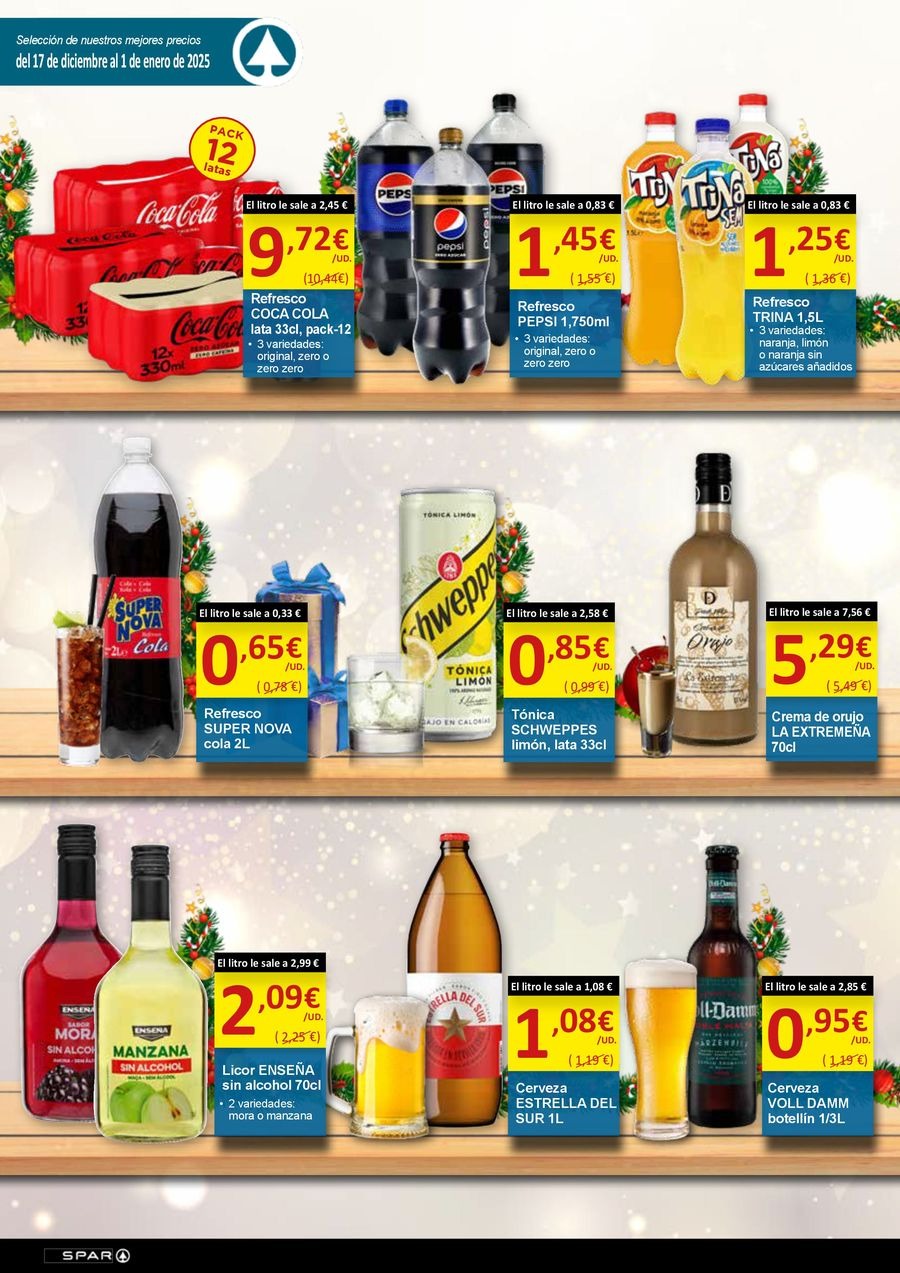 SPAR Spain Offers from 17 December to 1 January 2025 New Deals