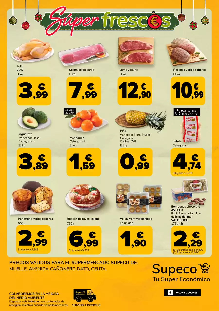 Ofertas de Supeco España de 17 a 31 diciembre 2024 Ofertas super económico