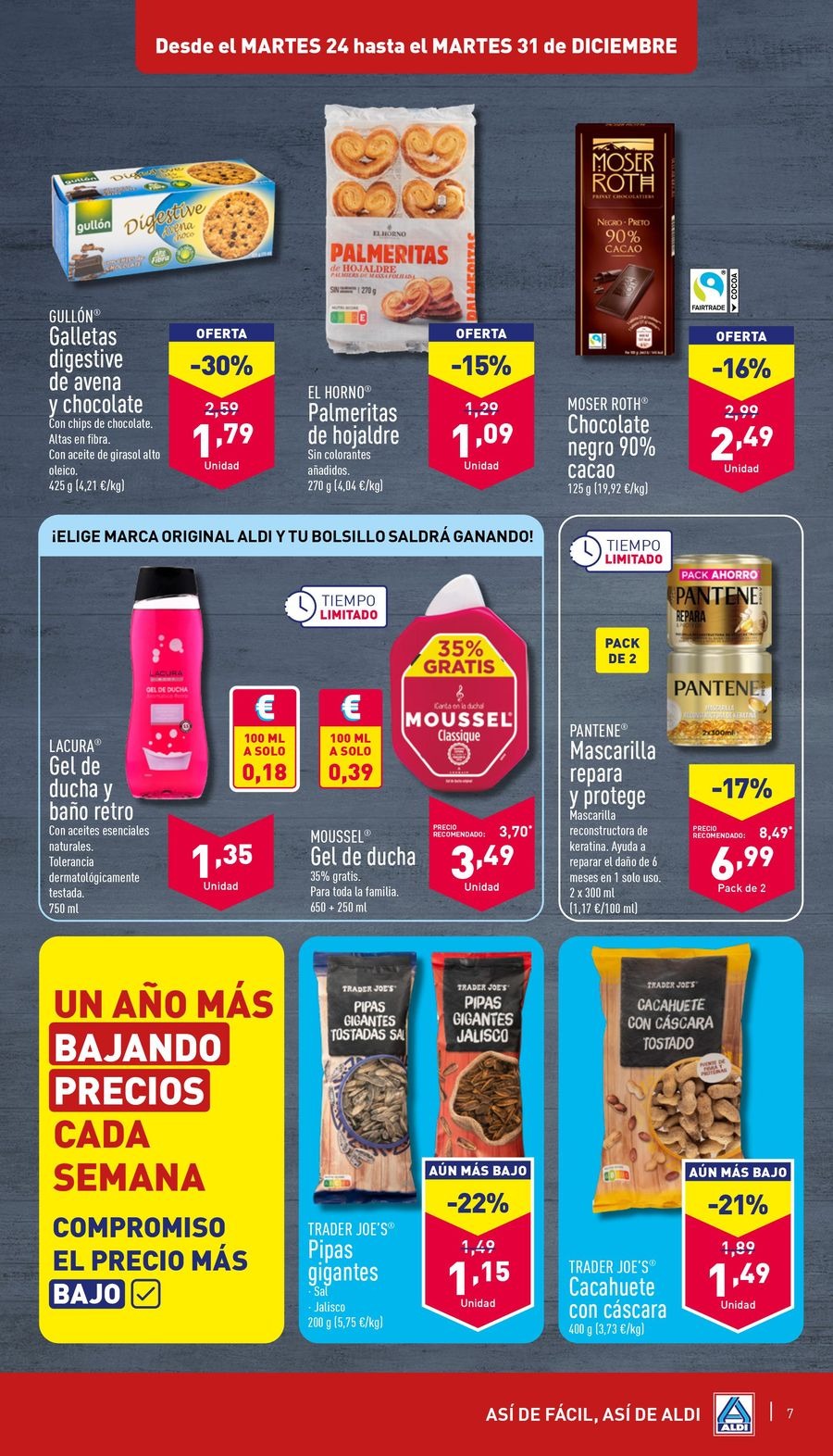 Ofertas de ALDI España de 24 a 31 diciembre 2024 ofertas semanales