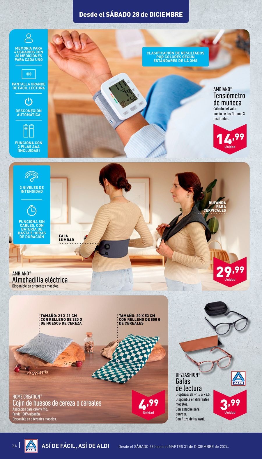 Ofertas de ALDI España de 24 a 31 diciembre 2024 ofertas semanales