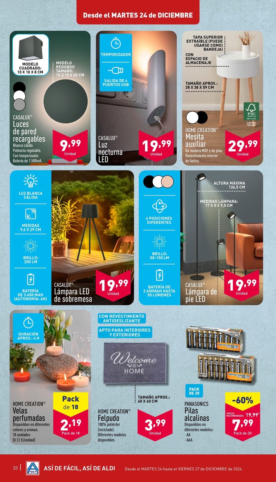 Ofertas de ALDI España de 24 a 31 diciembre 2024 ofertas semanales