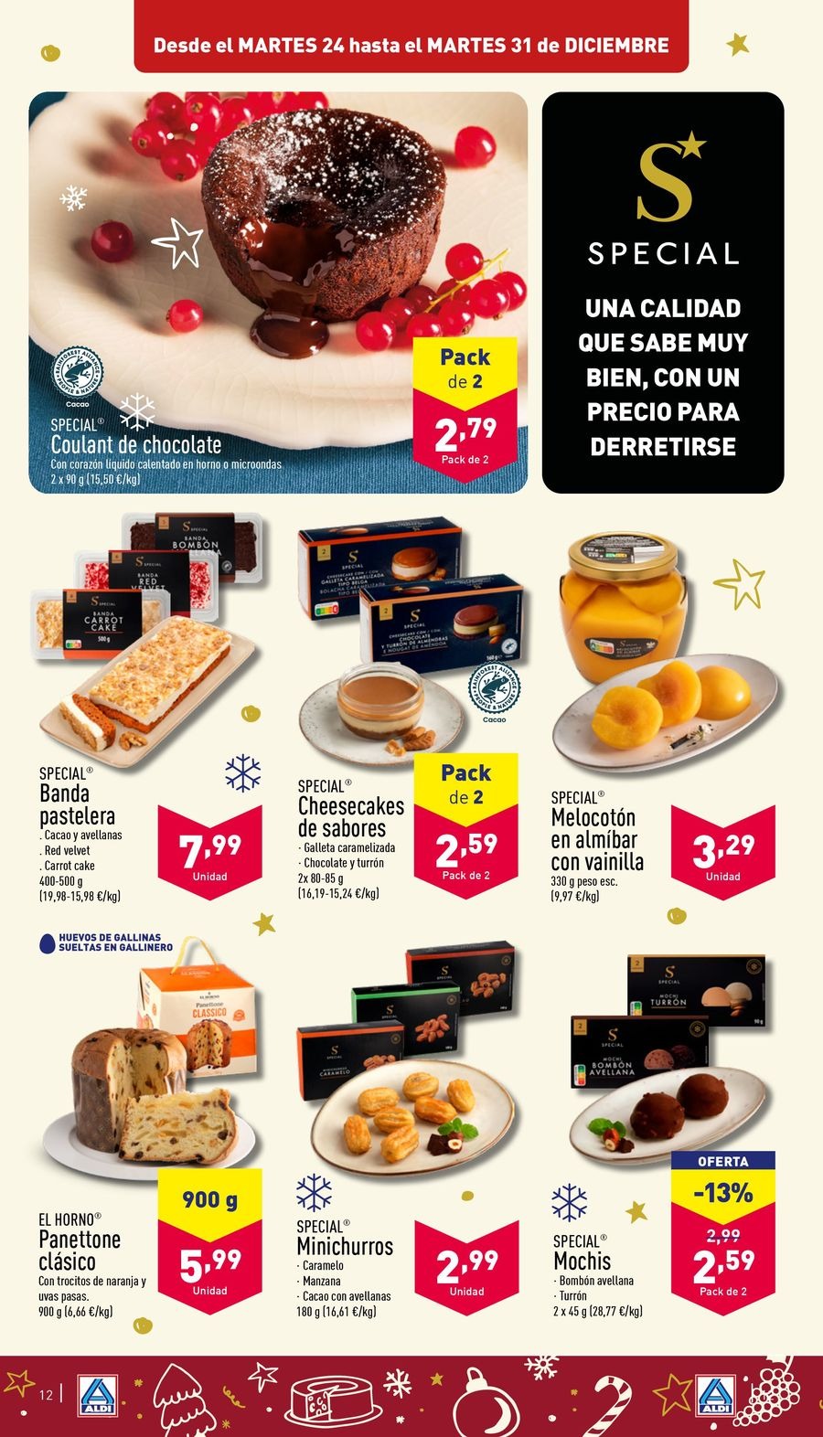 Ofertas de ALDI España de 24 a 31 diciembre 2024 ofertas semanales