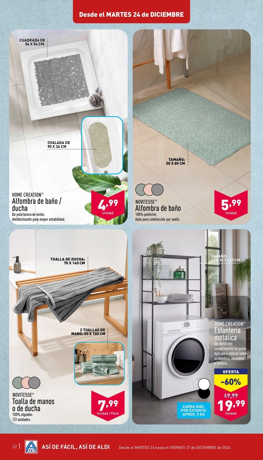 Ofertas de ALDI España de 24 a 31 diciembre 2024 ofertas semanales