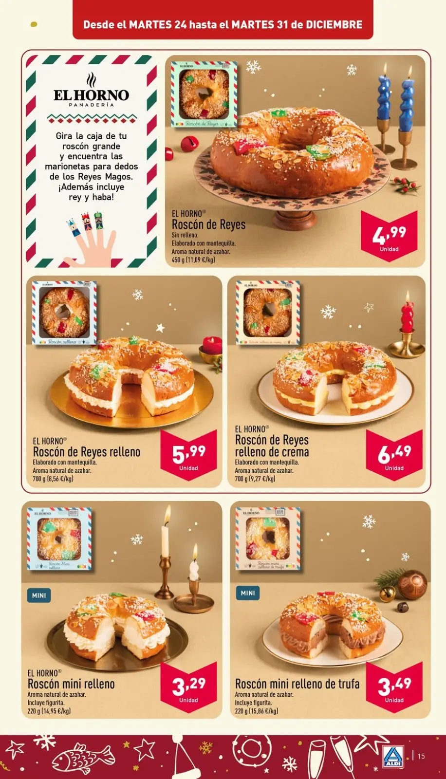 صفحة 15 ضمن العروض الإسبوعية في ألدي إسبانيا