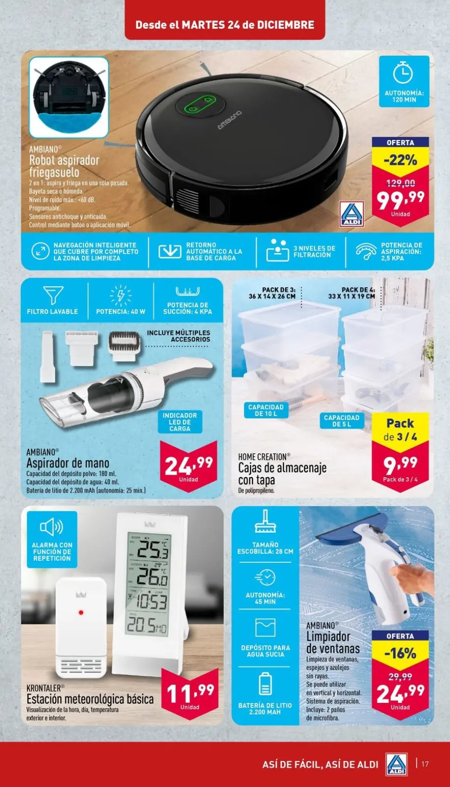 صفحة 17 ضمن العروض الإسبوعية في ألدي إسبانيا