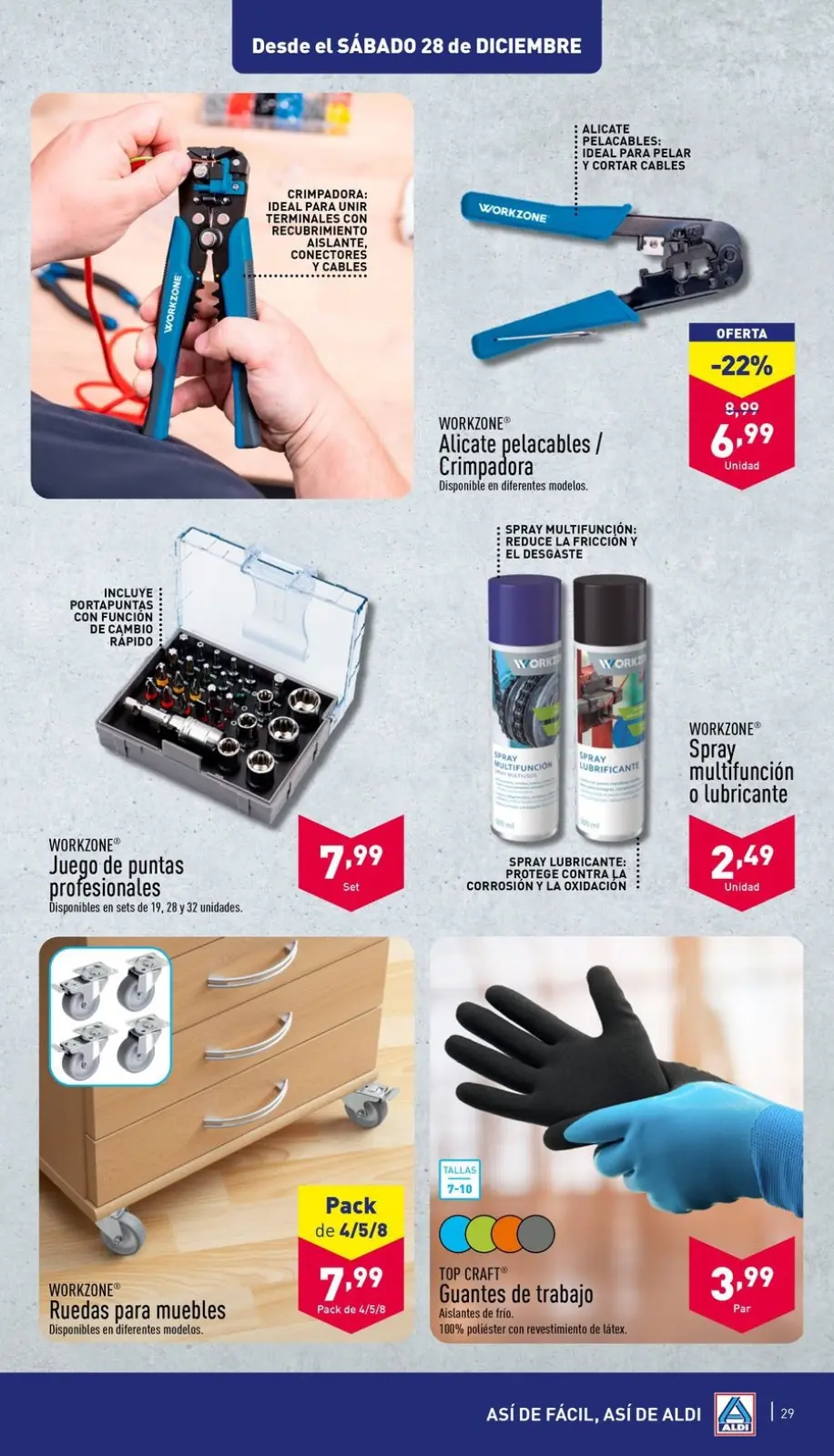 صفحة 29 ضمن العروض الإسبوعية في ألدي إسبانيا