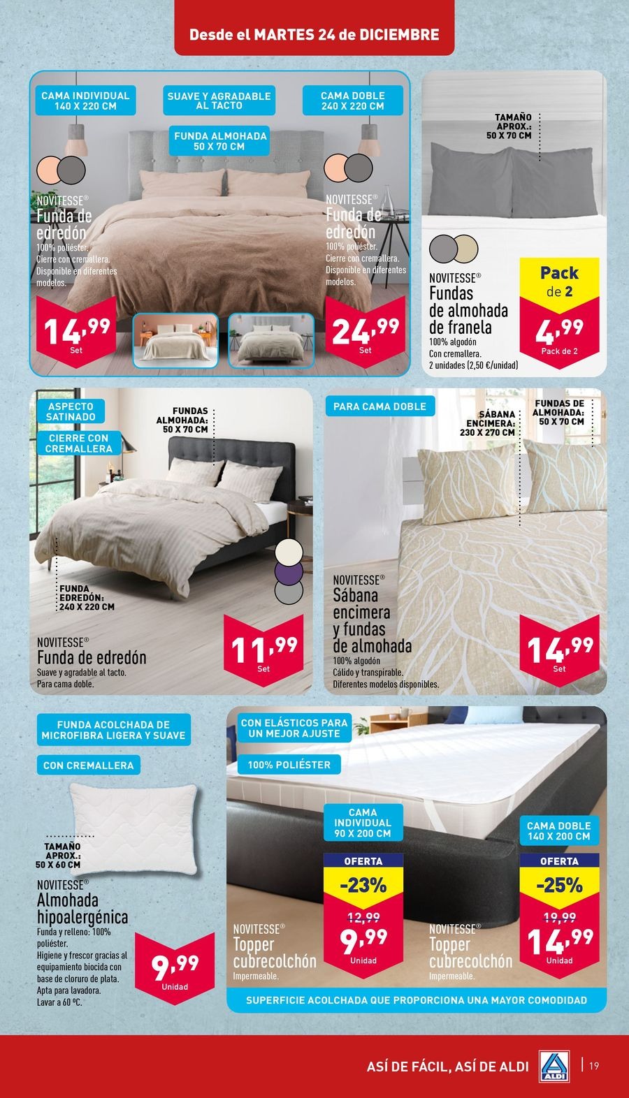 Ofertas de ALDI España de 24 a 31 diciembre 2024 ofertas semanales