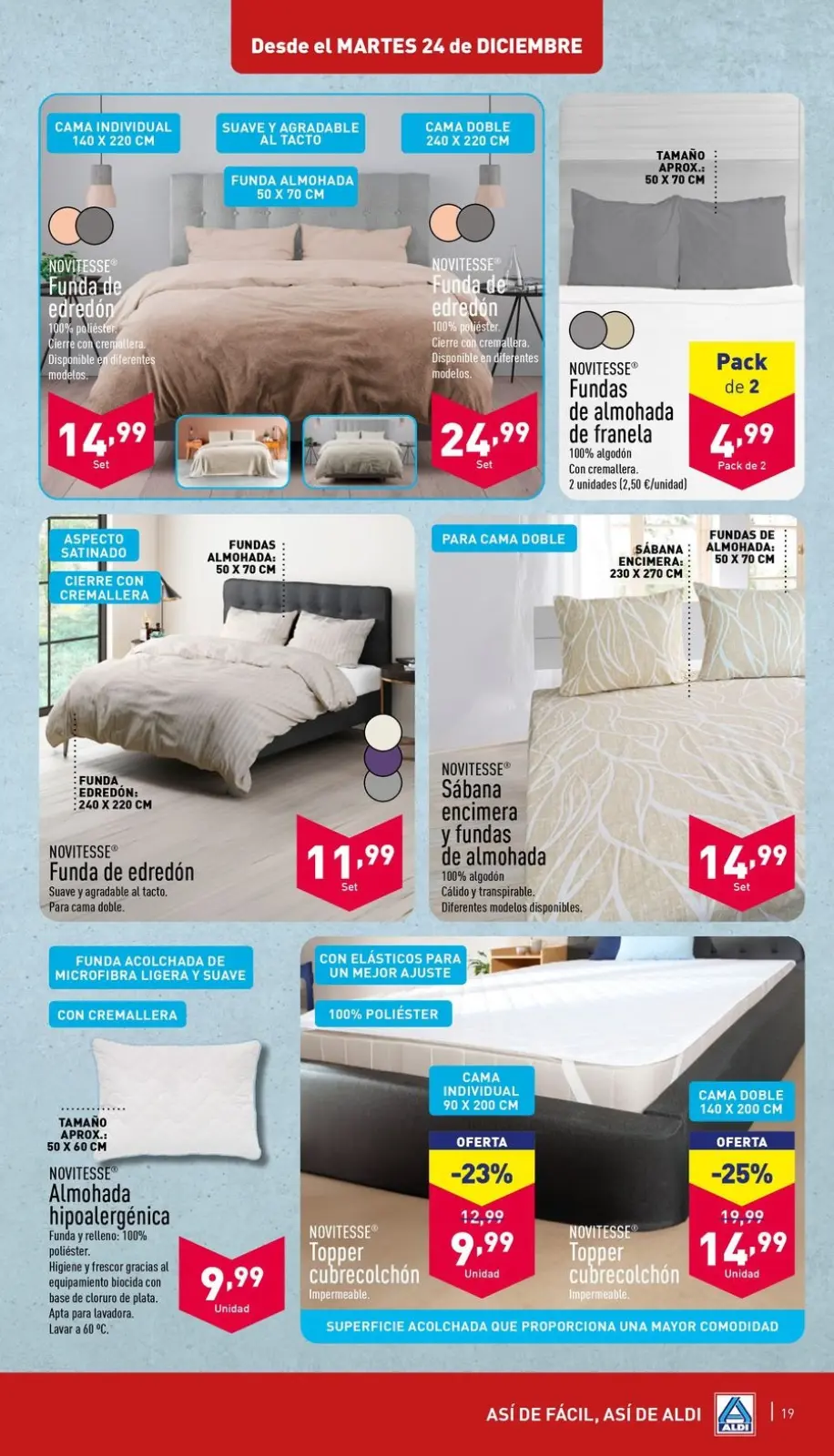 صفحة 19 ضمن العروض الإسبوعية في ألدي إسبانيا