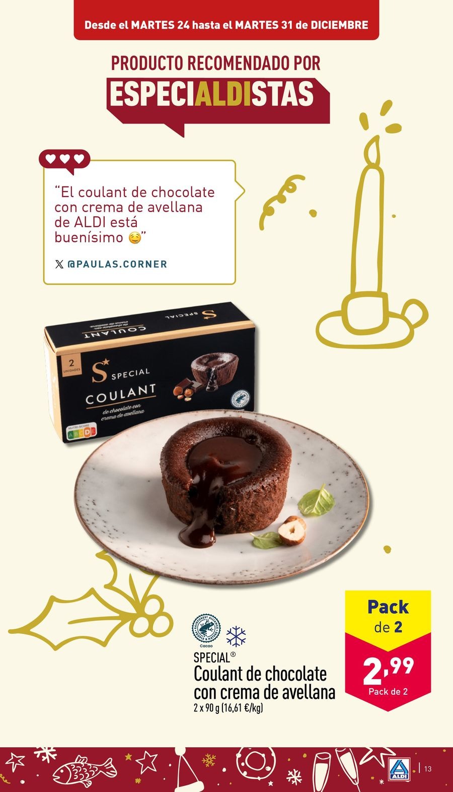 Ofertas de ALDI España de 24 a 31 diciembre 2024 ofertas semanales