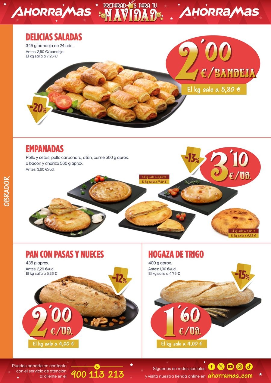 Ofertas de Ahorramas España de 26 diciembre a 1 enero 2025 Ofertas Preparados para tu Navidad