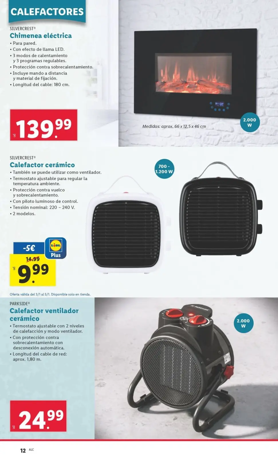 Page 12 dans Offres du bazar chez Lidl Espagne