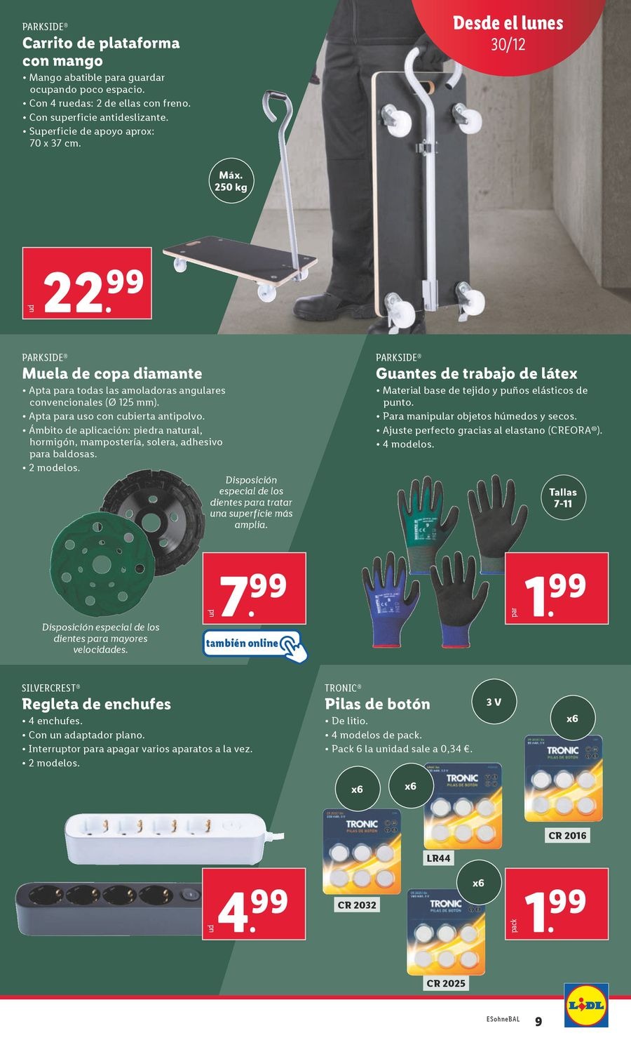 Ofertas de Lidl España de 30 diciembre a 5 enero 2025 ofertas semanales