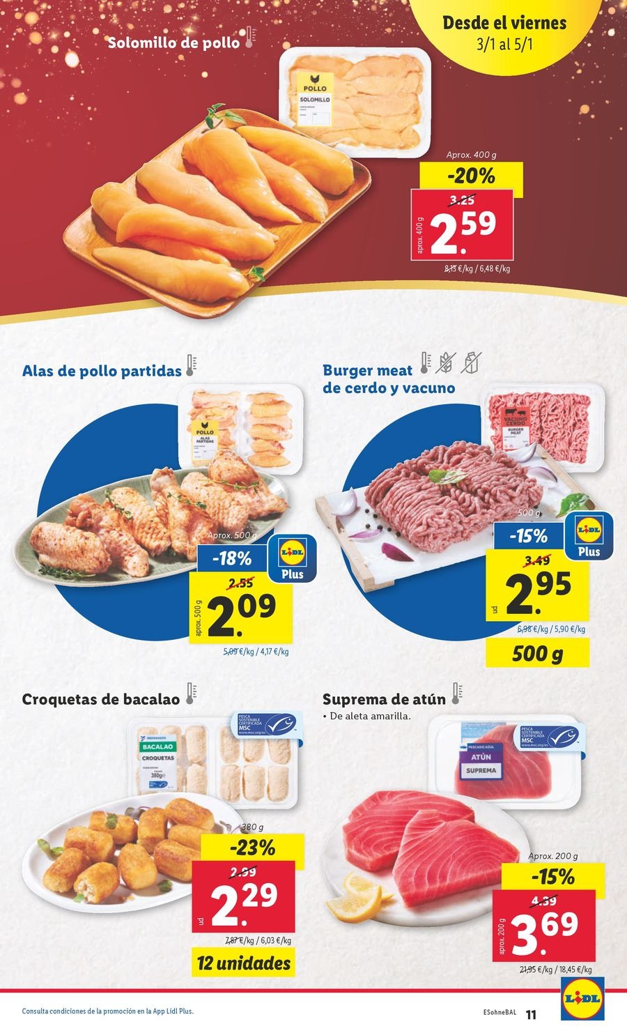 Ofertas de Lidl España de 30 diciembre a 5 enero 2025 ofertas semanales