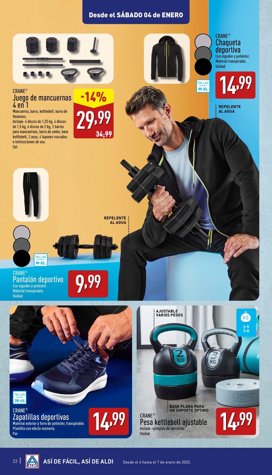 Ofertas de ALDI España de 2 a 7 enero 2025 XXL AHORRA A LO GRANDE