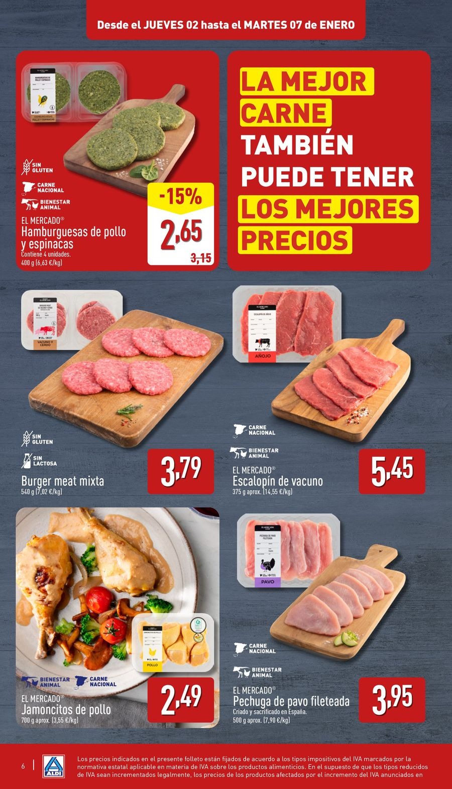 Ofertas de ALDI España de 2 a 7 enero 2025 XXL AHORRA A LO GRANDE