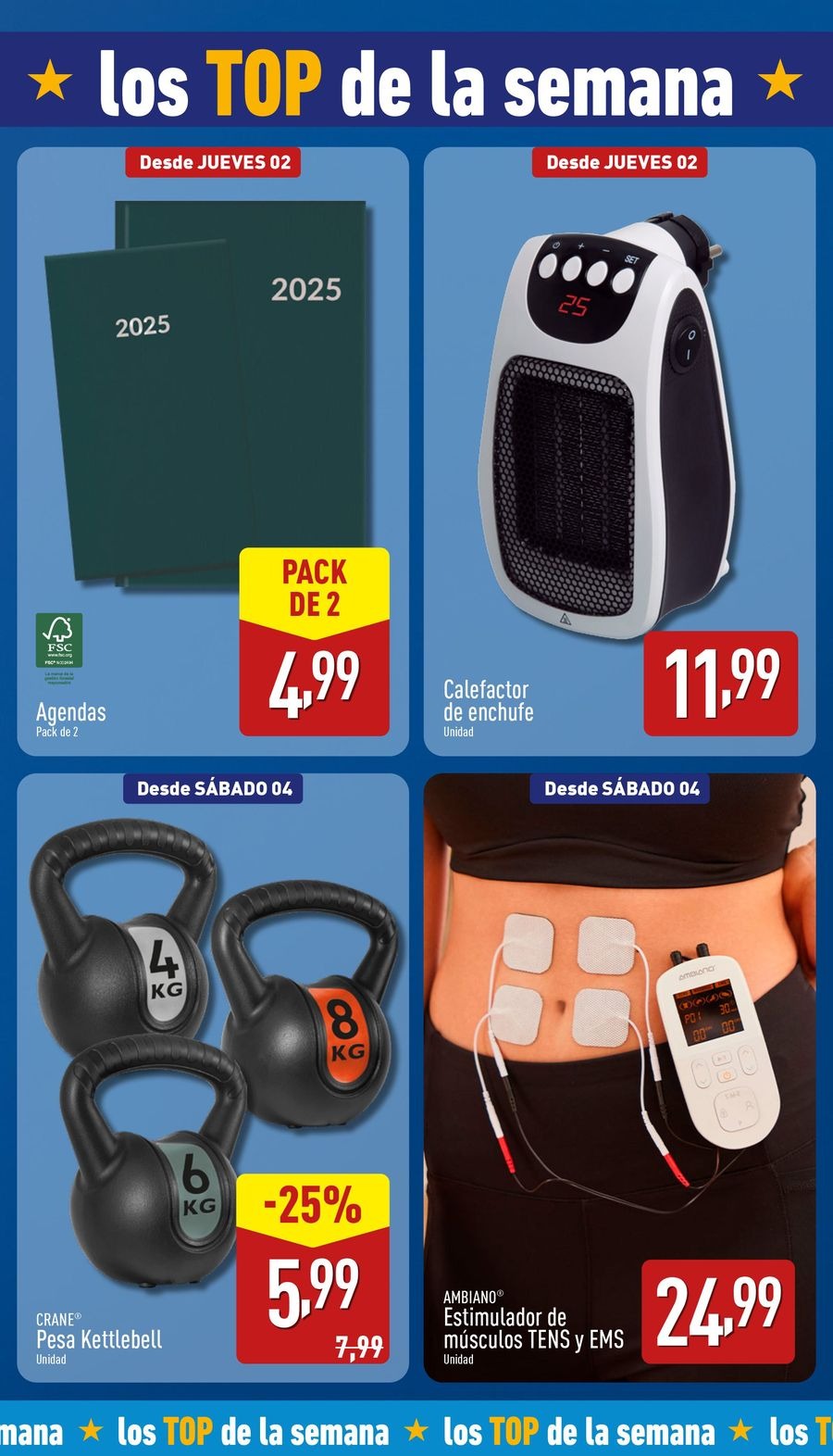 Ofertas de ALDI España de 2 a 7 enero 2025 XXL AHORRA A LO GRANDE