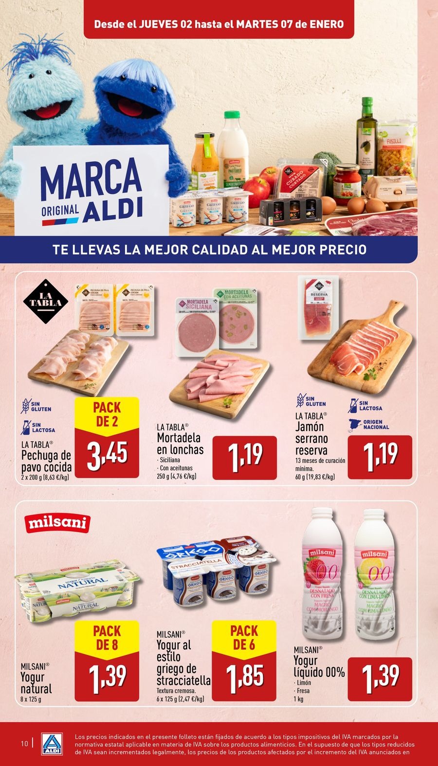 Ofertas de ALDI España de 2 a 7 enero 2025 XXL AHORRA A LO GRANDE