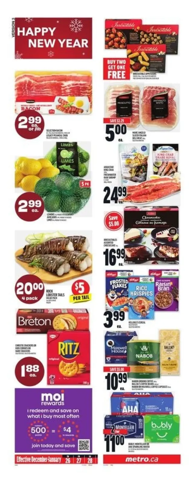 Metro supermarket Canada Offers from 26 December to 1 January 2025 Weekly offers - Page 1