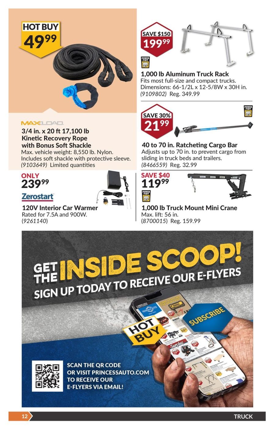 Princess Auto Canada Offers from 31 December to 12 January 2025 Price Wrecker