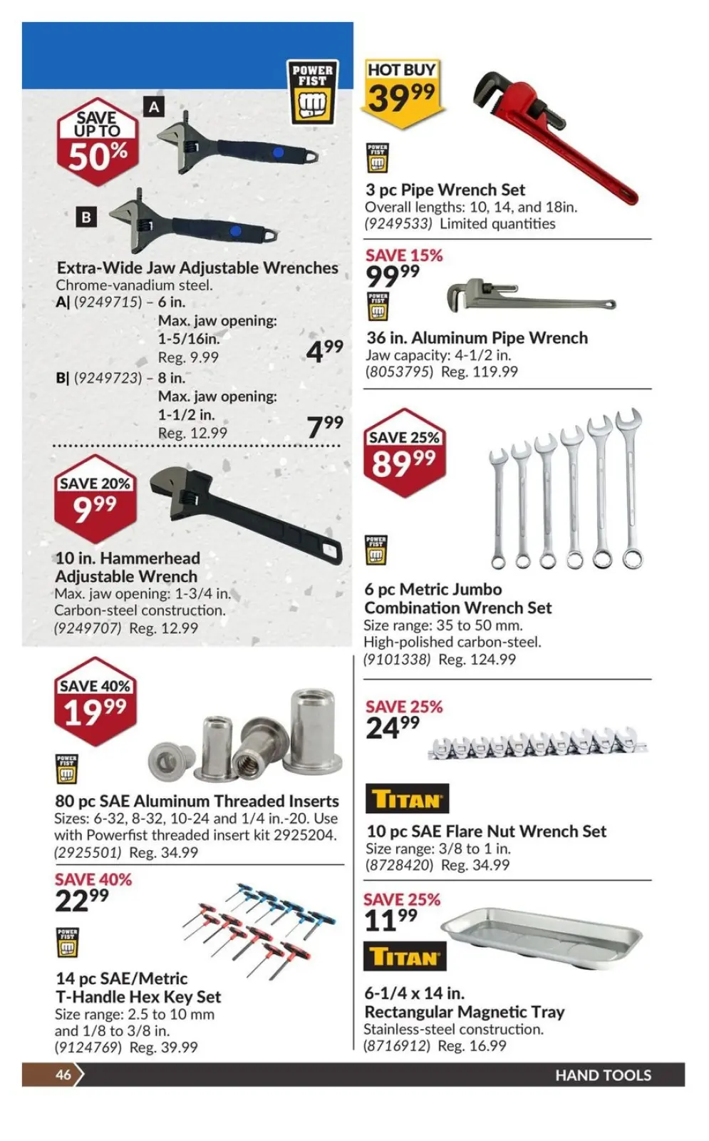 Page 50 in Price Wrecker at Princess Auto Canada