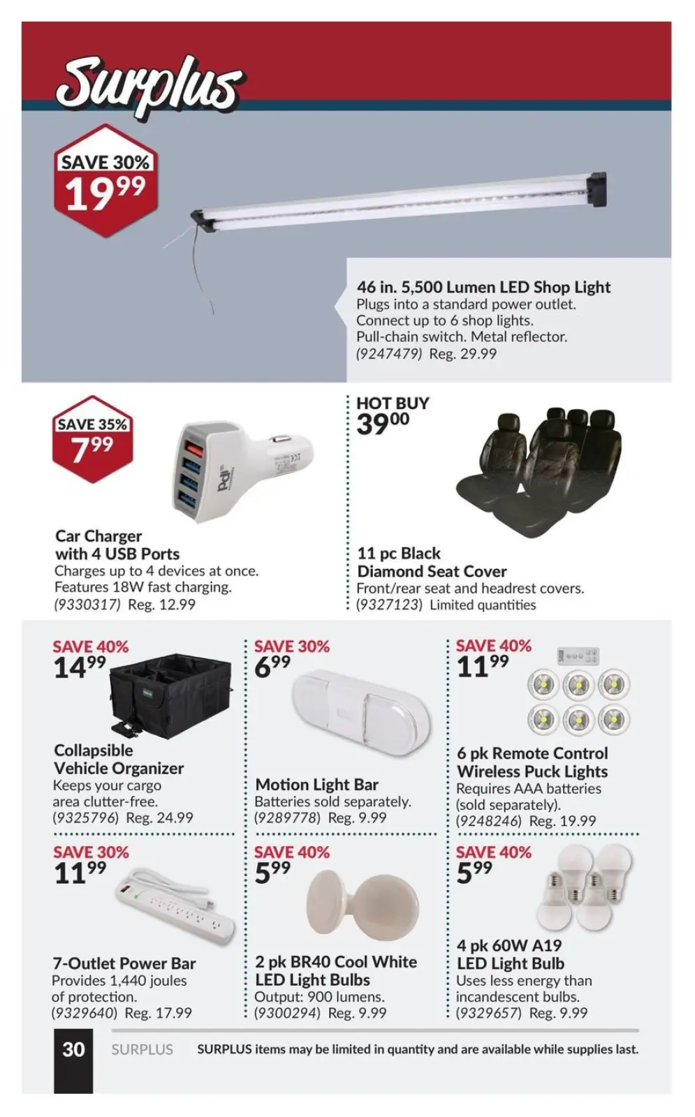 Page 34 in Price Wrecker at Princess Auto Canada