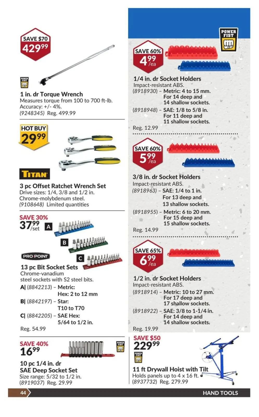 Page 48 in Price Wrecker at Princess Auto Canada