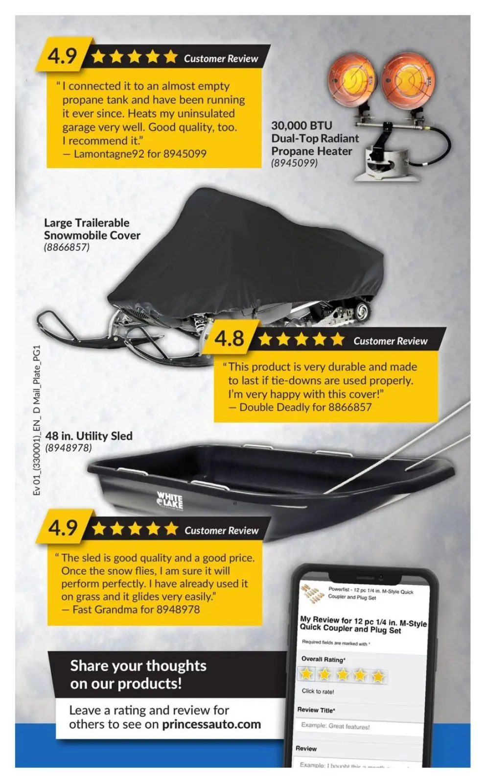 Page 5 in Price Wrecker at Princess Auto Canada