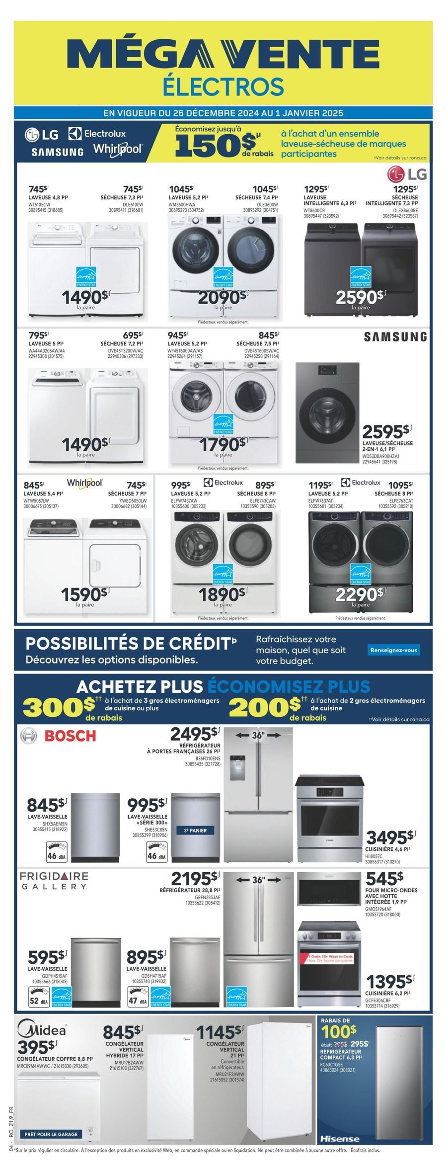 RONA Canada Offers from 25 December to 8 January 2025 New Offers