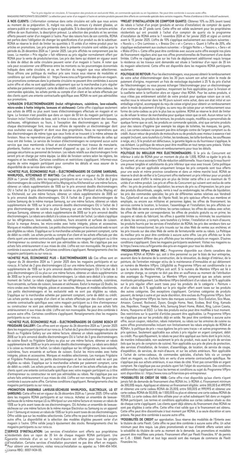 RONA Canada Offers from 25 December to 8 January 2025 New Offers - Page 10