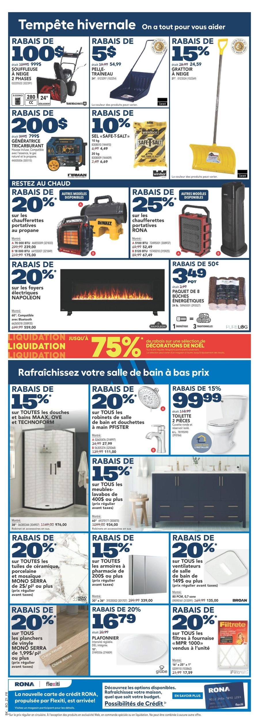 RONA Canada Offers from 25 December to 8 January 2025 New Offers