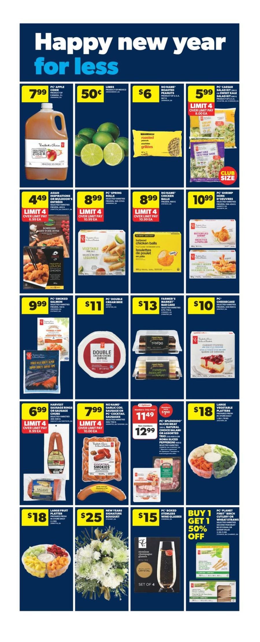 Offres Real Canadian Superstore Canada de 26 décembre à 1 janvier 2025 Vente du Nouvel An