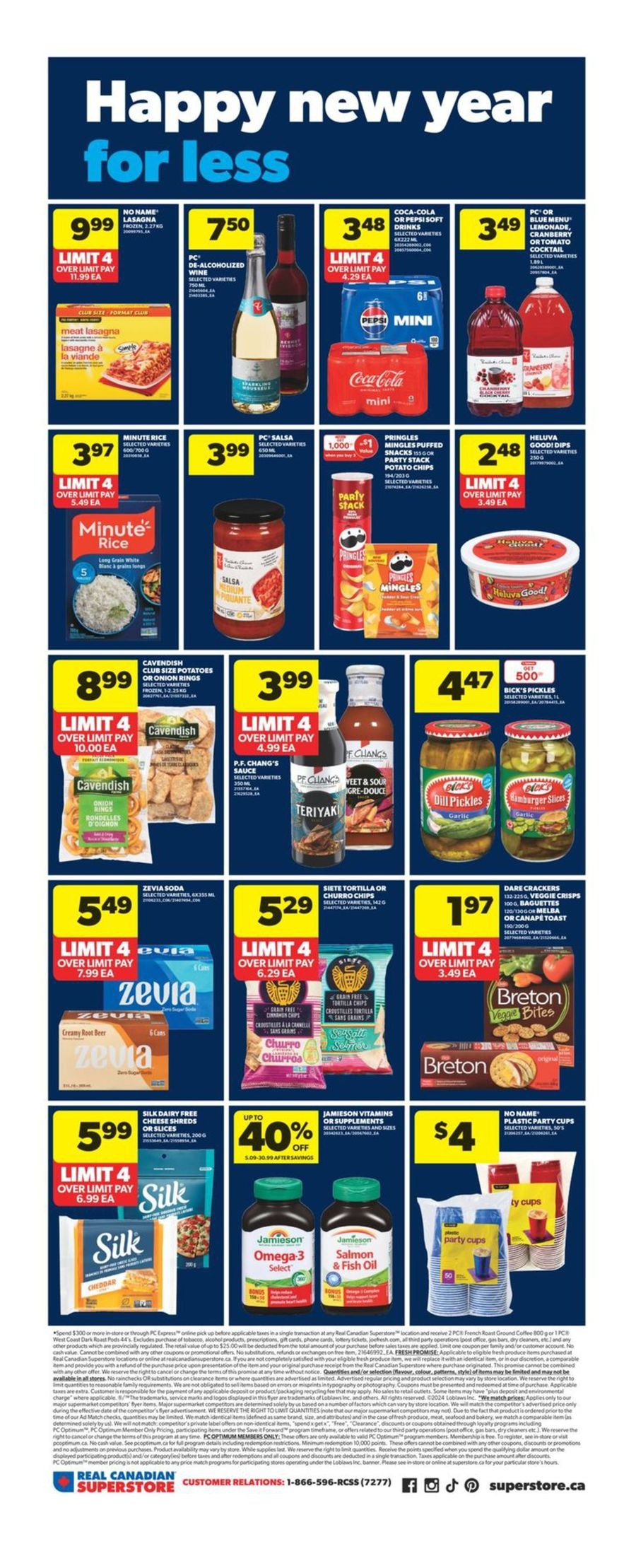 Offres Real Canadian Superstore Canada de 26 décembre à 1 janvier 2025 Vente du Nouvel An